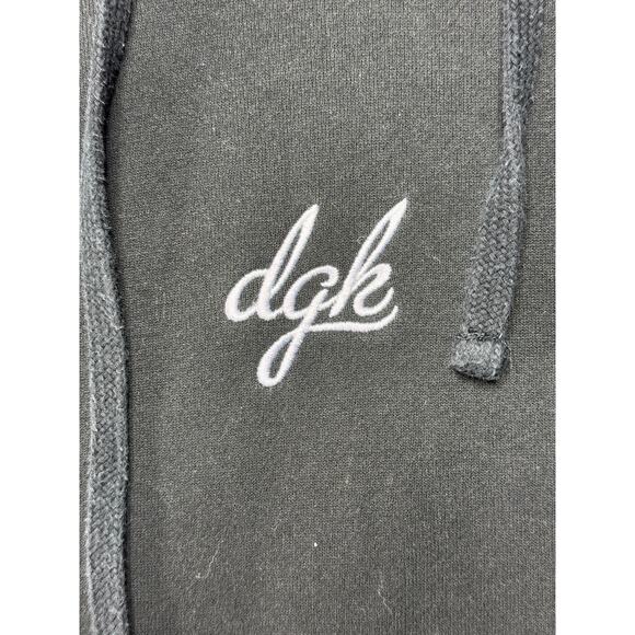 DGK Dirty Ghetto Kids Women's Black Rose Print Hoodie Sweatshirt - Size M - Picture 3 of 6